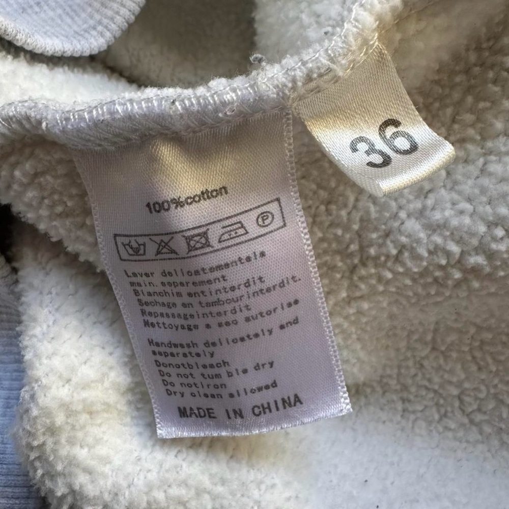Isabel Marant Gray sweatshirt with Red Logo - Picture 5 of 5